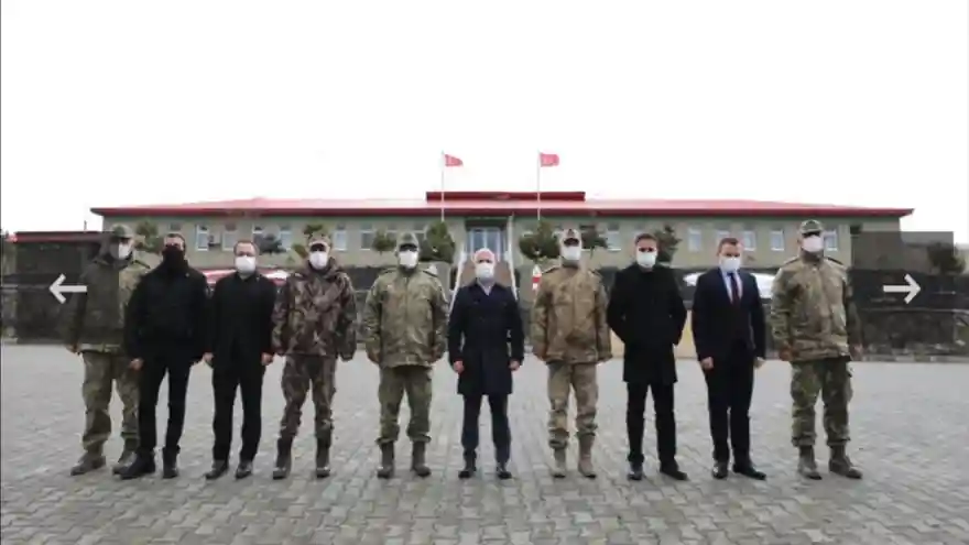 Vali Varol Doğubayazıt Hudut Takım Karakollarını Ziyaret etti