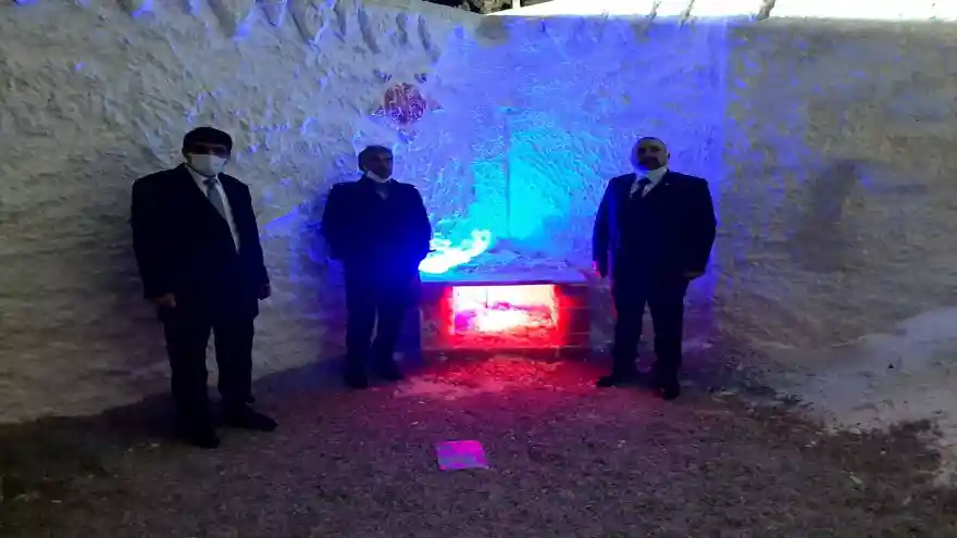 İş Adamı Cantürk Alagöz Tuz Terapi Merkezi Alanını Ziyaret Etti