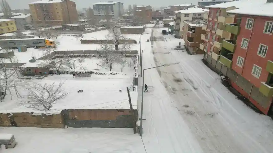 Doğubayazıt'ta Kar Yağışı