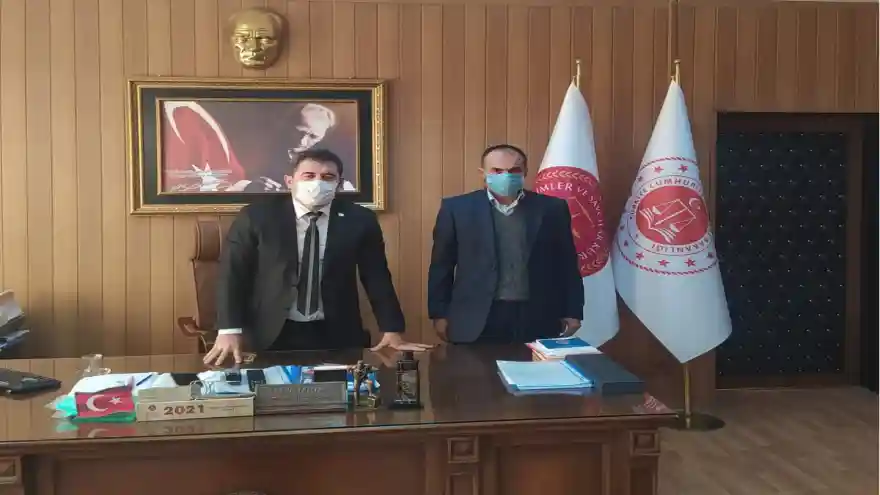 Başkan Metin Konyar Cumhuriyet Başsavcısı ve İlçe Müftüsünü Ziyaret etti