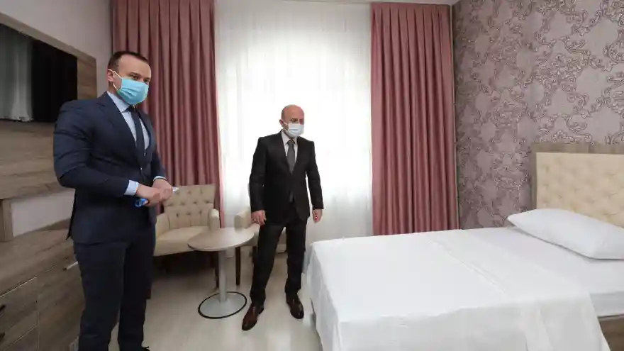 Vali Varol, Burçin Uysal Öğretmenevinde İncelemelerde Bulundu