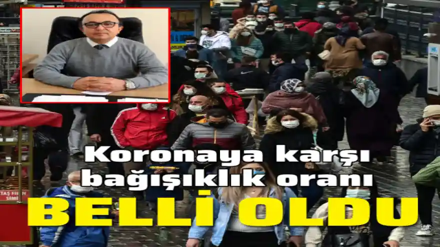 Prof. Dr. Yıldız, toplumun yüzde 50'sinin kitle bağışıklığı kazandığını açıkladı