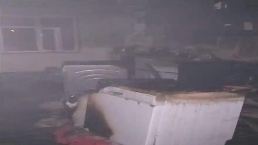 Doğubayazıt'ta Ev Yangını