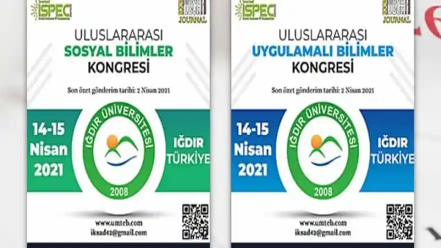 Iğdır Üniversitesi ‘Sosyal ve Uygulamalı Bilimler’ Kongrelerine Ev Sahipliği Yapacak