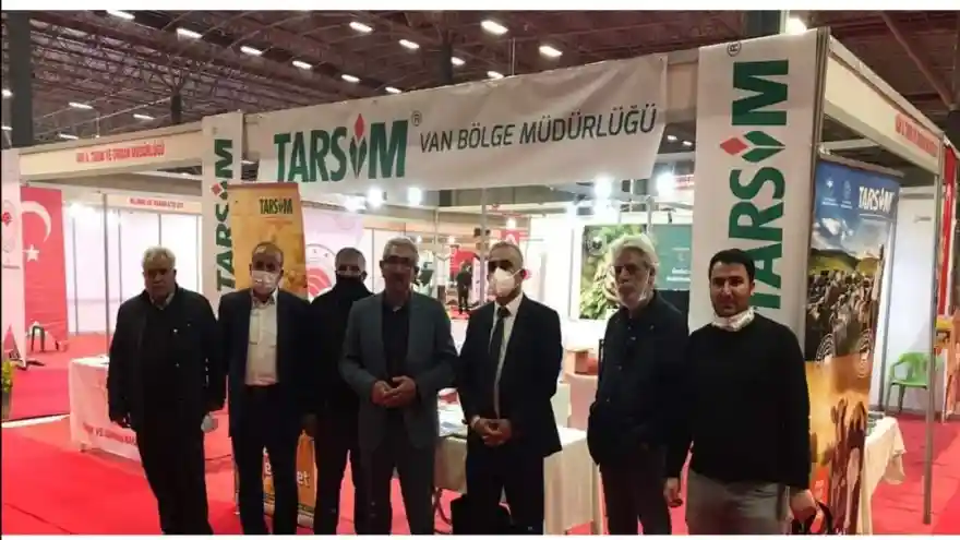 AĞRI'LI ÇİFTÇİLER VAN'DA GERÇEKLEŞTİRİLEN 11.DOĞU ANADOLU TARIM, HAYVANCILIK VE GIDA FUARINA KATILD