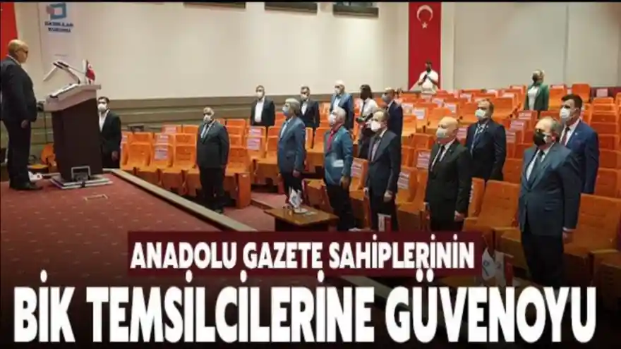 BİK temsilcilerine güven oyu