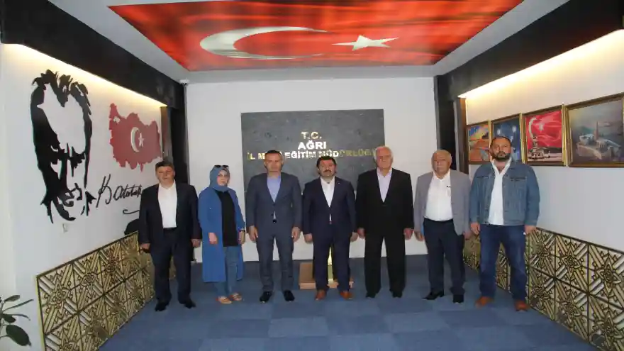 AK Parti Ağrı Merkez İlçe Başkanı Yıldız’dan Milli Eğitim Müdürü Tekin’e ziyaret
