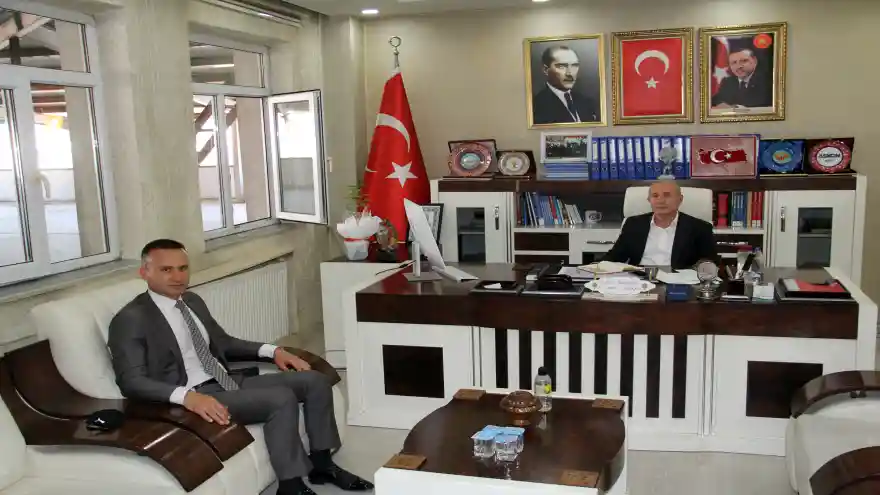 Ağrı Milli Eğitim Müdürü Tekin'den AK Parti Ağrı İl Başkanı Özyolcu’ya ziyaret