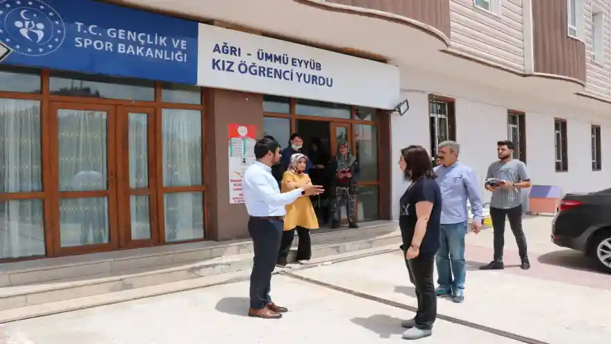 Ağrı GSİM Çalgan, Yurtları Ziyaret Etti