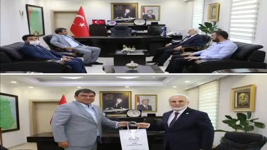 Kaymakam Alper Balcı’ya hayırlı olsun ziyareti 