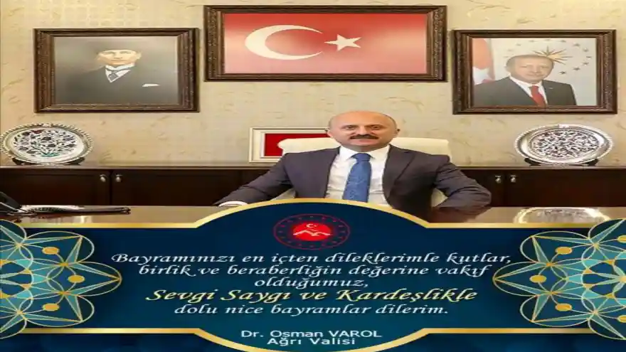 Vali Varol'un Kurban Bayramı Mesajı