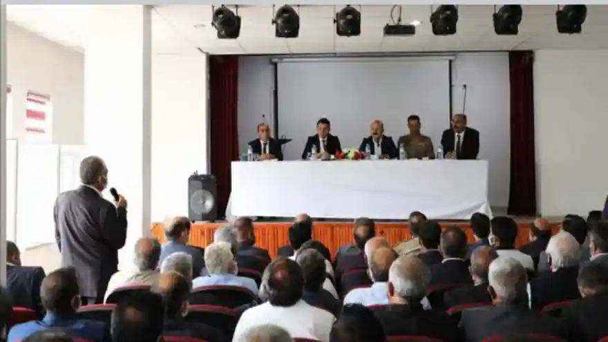 Vali Varol, Muhtarlarla Bir Araya Geldi