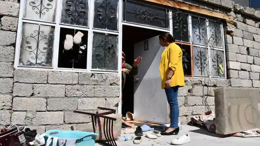 Sel Mağduru Aileye Başkan Acar'dan Ziyaret