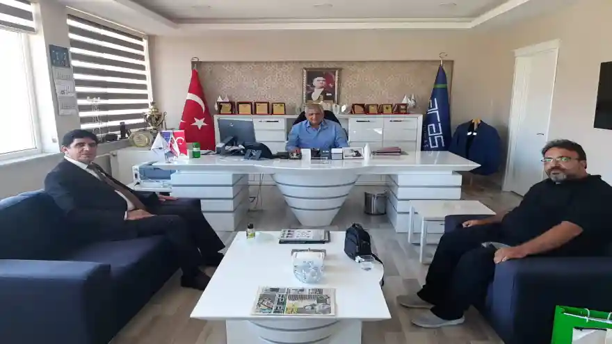 Rektör Alma, Aras Elektrik Dağıtım A.Ş. Genel Müdürü Akbaş’ı Ziyaret Etti