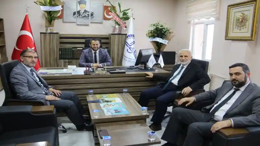 Ağrı İl Müftüsü Tandoğan Topçu'dan Doğubayazıt Müftüsü İbrahim Yiğit'e Ziyaret