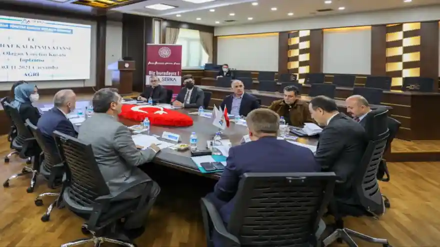 Serhat Kalkınma Ajansı’nın (SERKA) 81’inci Olağan Yönetim Kurulu Toplantısı Ağrı’da Yapıldı