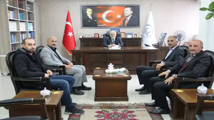 EĞİTİM BİR-SEN HEYETİNDEN MÜFTÜ TOPÇU’YA ZİYARET