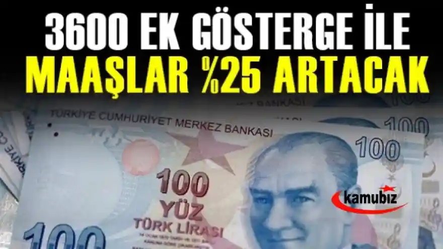 3600 ek gösterge ile maaşlar ne kadar artacak?