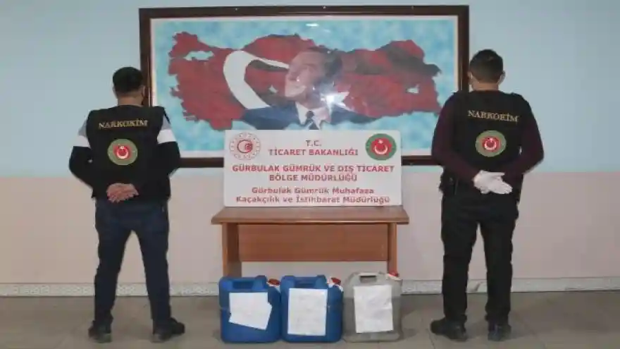 Gürbulak'ta, TIR'da 54 Kilo Metamfetamin Ele Geçirildi