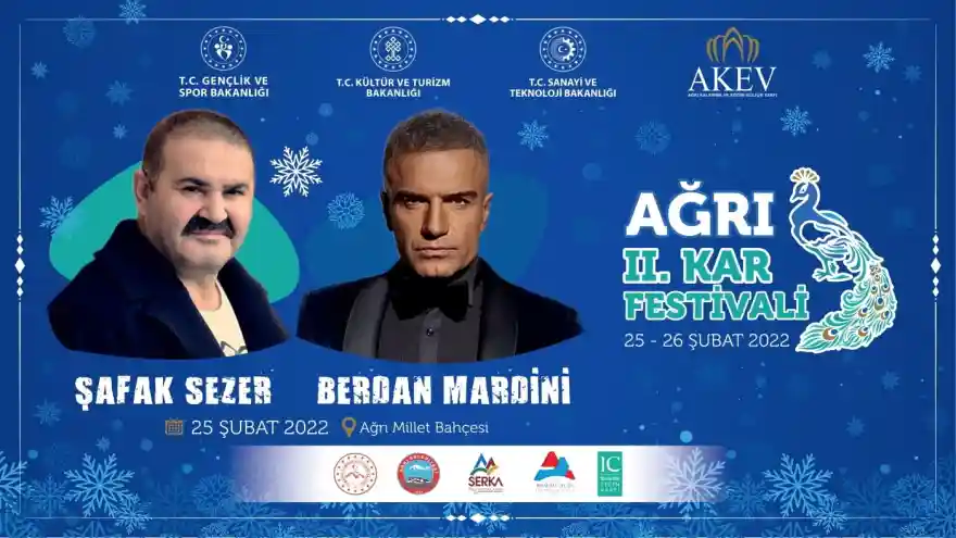 Ağrı Belediyesi 2.Kar Festivali Başlıyor