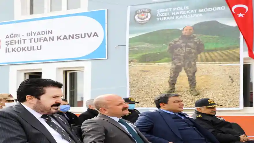 Şehit Polis Tufan Kansuva İlkokulunun Açılışı Gerçekleştirildi