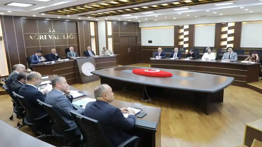 Ağrı'da Çocuk Koruma İl Koordinasyon Kurulu Toplantısı Düzenlendi