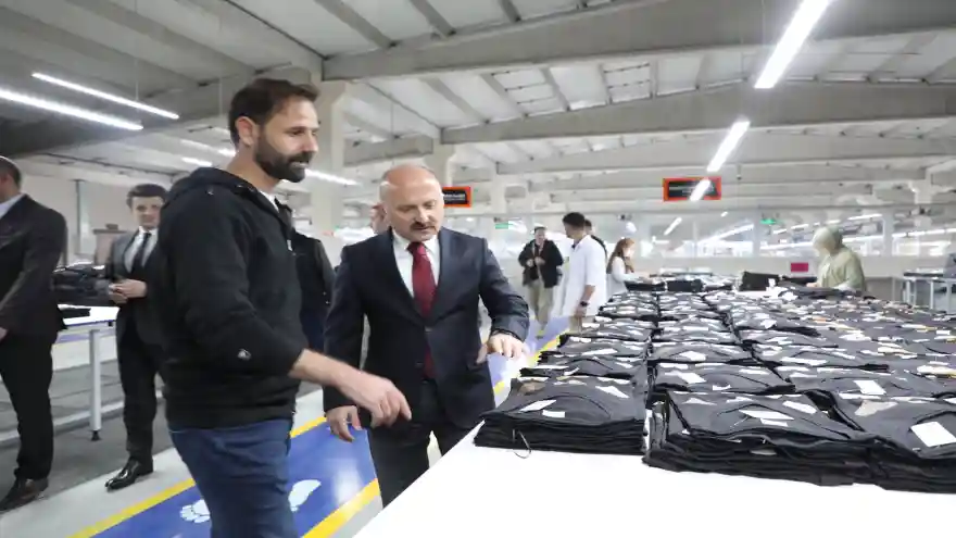 Vali Varol, GESE Tekstil’i Ziyaret Etti