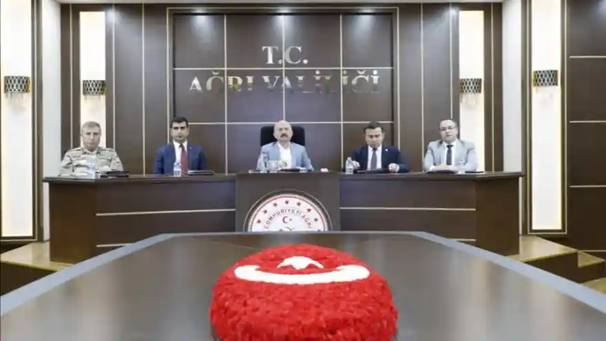 Ağrı’da İnsan Ticaretiyle Mücadele Koordinasyon Kurulu Toplantısı Yapıldı