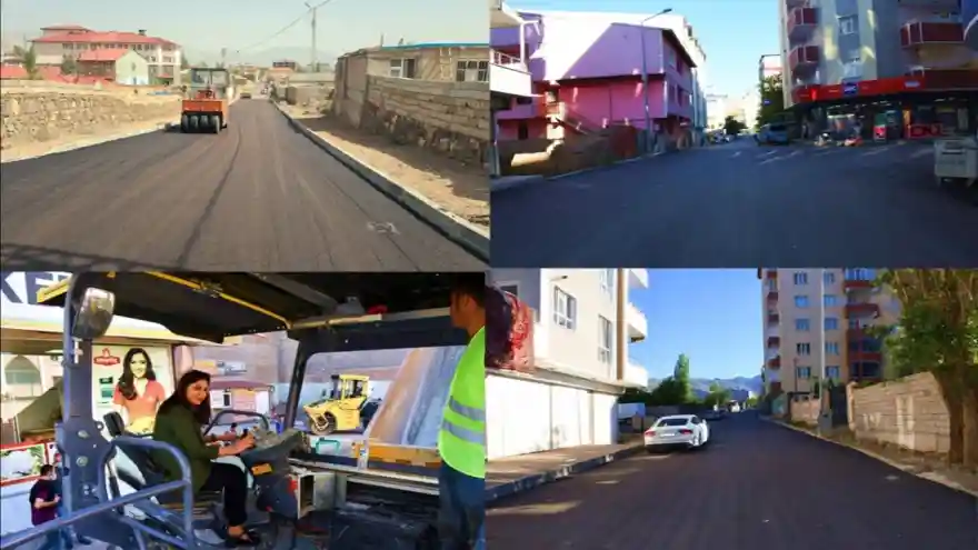 Doğubayazıt Belediyesi Yol Yapım Çalışmalarında Son Sürat Devam Ediyor