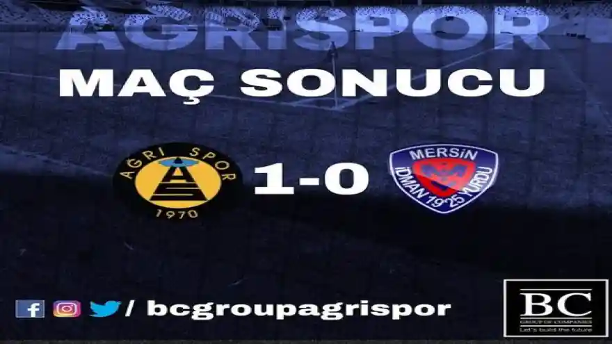 BC Grup Ağrı 1970 Spor 1 - Mersin İdmanyurdu 0