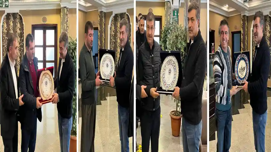 Doğubayazıt’lı Hayırsever İş İnsanlarına Plaket