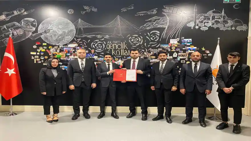 Doğubayazıt AK Parti Gençlik Kolları Başkanlığı'na Halil İbrahim Çaçanoğlu atandı.