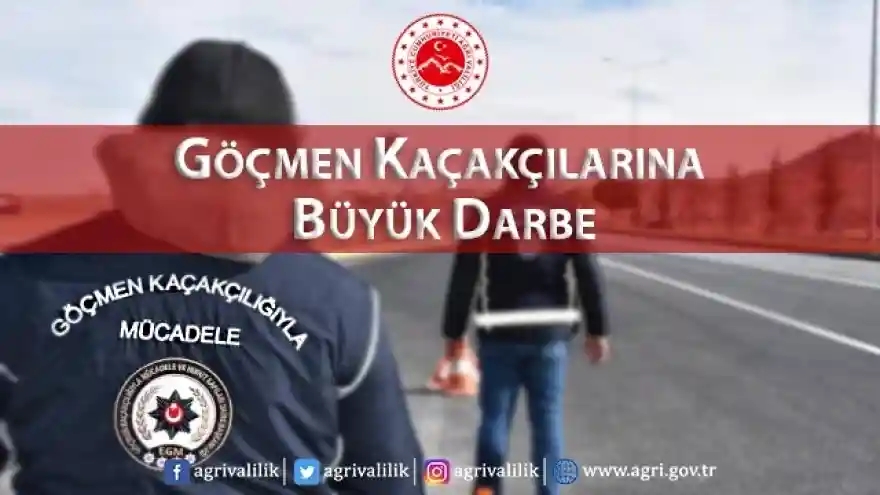 Doğubayazıt'ta Göçmen Kaçakçılarına Büyük Darbe