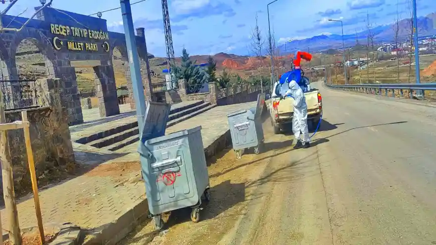 Doğubayazıt Belediyesi ilaçlama çalışması başlattı