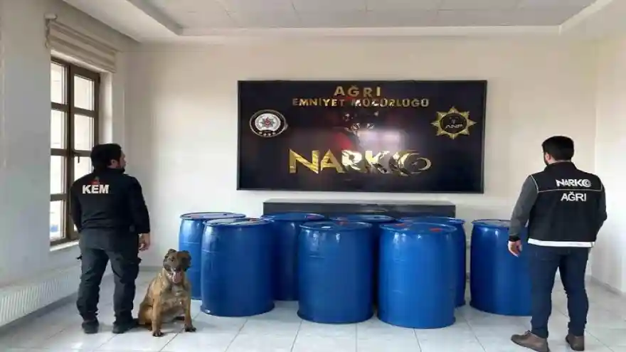 Ağrı'da 3 Ayda 1 Ton 996 Kilo  Metanfetamin Ele Geçirdi