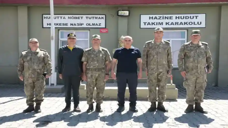 Ağrı Valisi Koç, hudut komutanlıklarında incelemelerde bulundu
