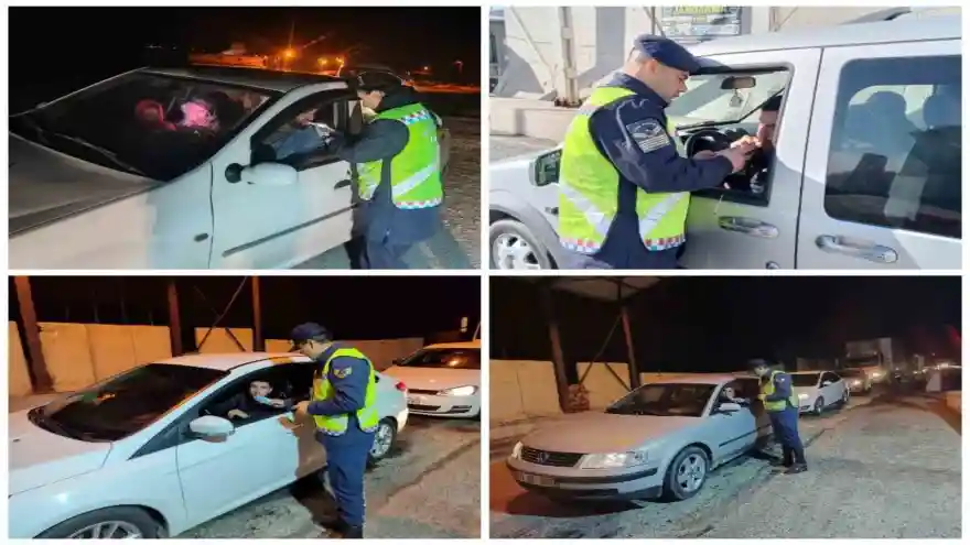 Ağrı’da sürücülere 118 bin lira ceza kesildi