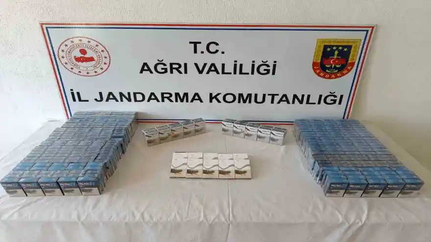 Doğubayazıt'ta 655 paket kaçak sigara ele geçirildi