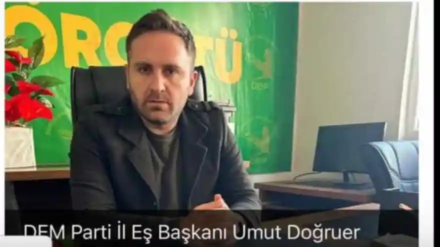 DEM Parti İl Eş Başkanı Umut Doğruer; "MERKEZ VE İLÇELERİN TAMAMINDA KAZANMAYI HEDEFLİYORUZ”