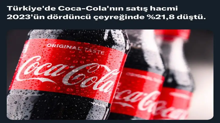  Coca-Cola Satışları Geriledi