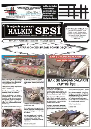 30.07.2020 TARİHLİ GAZETE