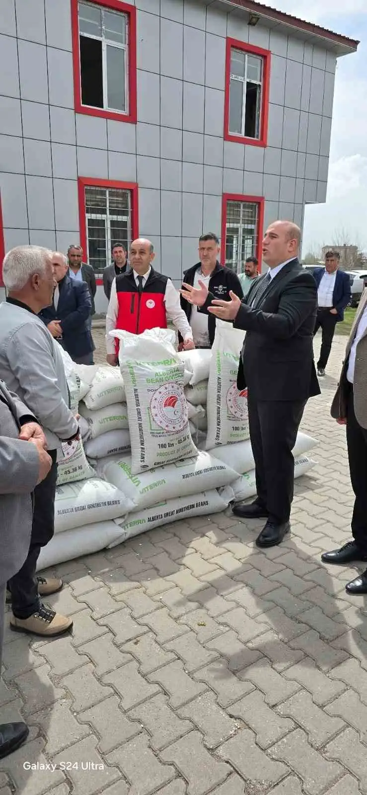 TAKEP Projesi kapsamında kuru fasulye tohumu dağıtıldı 