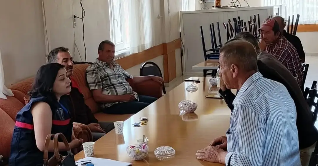 Doğubayazıt’ta çiftçilerle tarım sayımı konuşuldu 