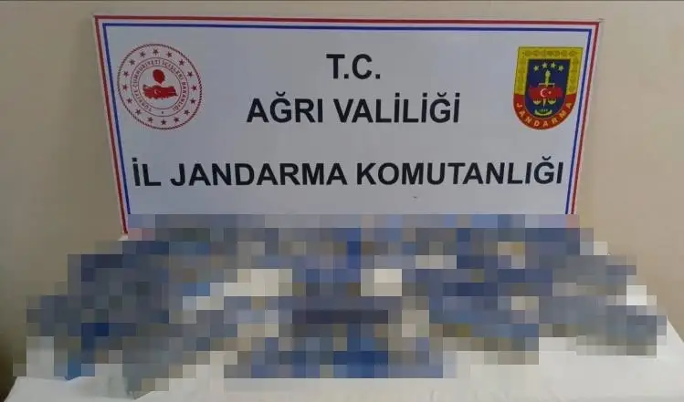 Ağrı’da bin 227 paket gümrük kaçağı sigara ele geçirildi 
