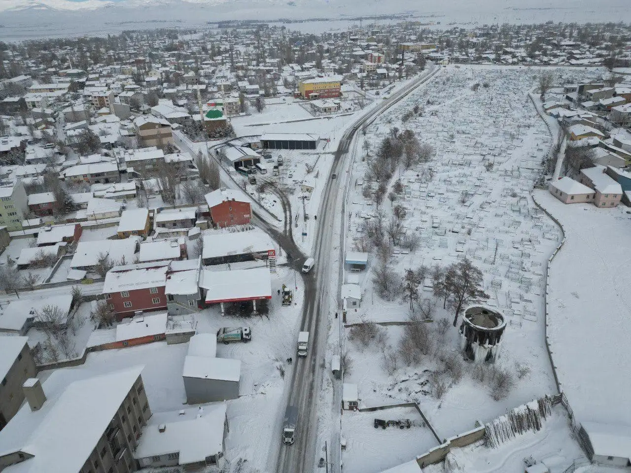 Ağrı’da kar sonrası kartpostallık görüntüler oluştu 